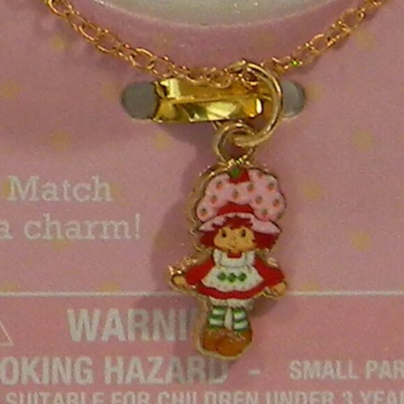Strawberry Shortcake Necklace Set 7 Charm Set Mix & Match Lemon Meringue Orange - Picture 2 of 4